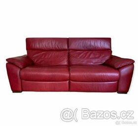 NATUZZI - luxusní kožená polohovací sofa, PC 4.990 EUR - 1