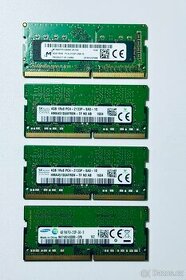 více ks paměťi RAM SO-DIMM DDR 4 GB