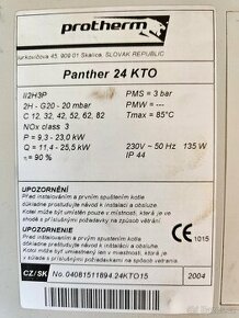 Prodám plynový kotel Protherm Panther 24 KTO