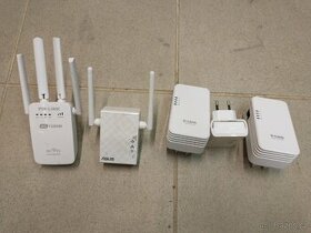 Wifi repeatery, zesilovace signálu D-Link, Asus