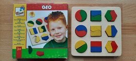 Dřevěné dětské puzzle - dětská hračka zn. Bino