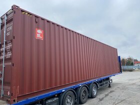 Lodní kontejner 40'HC -PRAHA -RAL 3009 BEZ DOPRAVY