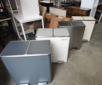 Nový recyklační odpadkový koš 2x30 litrů