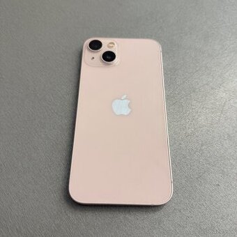 iPhone 13 128GB pink, 100% baterie, rok záruka