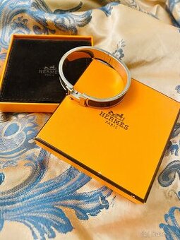 HERMÉS Clic H silver bracelet (náramek) - 1