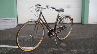 Peugeot, 1978, elegantní dámské kolo, hnědá perleť