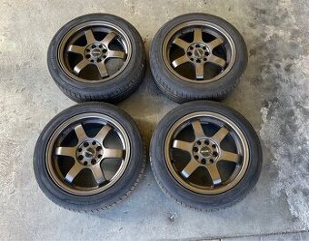 Disky JR3 7x15 4x100 + pneu 195/50 R15
