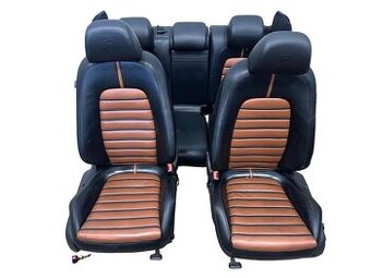 Sedačky černá a hnědá kůže VW Passat B6 kombi r.v. 2008