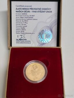 1/4 Oz zlato - Převratné osmičky 2018