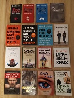 Predám knihy - egoizmus, uprdelizmus, k0k0tizmus, ...
