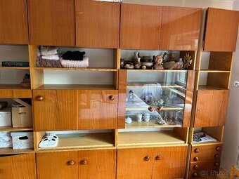 Obývací stěna - mahagon