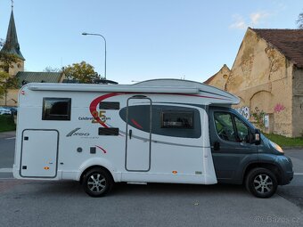 Obytné auto Burstner ixeo sjížděcí postel garáž,59TIS.KM
