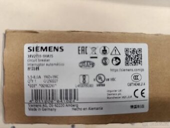 Ochraný jistič motoru Siemens 3RV2011-1HA15 5,5-8A