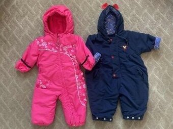 Zimní kombinéza, vel. 80 cm (12 měsíců)