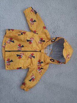 Lehká bunda s opičkama Next, velikost 6-9 měsíců