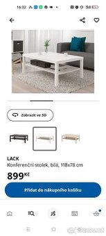 Nový konferenční stůl Lack