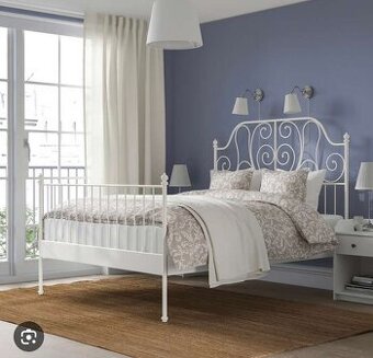 Ikea LERVIK Ikea kovová postel