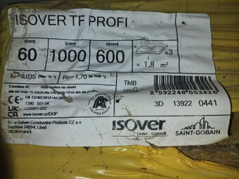 TEPELNÁ IZOLACE ISOVER - VATA 60MM