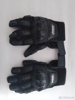 Prodám černé moto rukavice W-tec