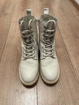 Kotníčkové kožené boty 5th Avenue , vel. 41