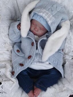 Zajíčková 2 dílná sada - 48% merino