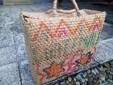 lýková slaměná velká taška, Peru, 60 léta