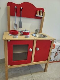 Viga Dřevěná kuchyňka - červená - 1