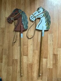 Kůň na tyči - hlava - dřevo