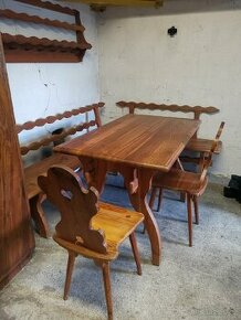 Prodám dřevěný nábytek masiv modřín - 1