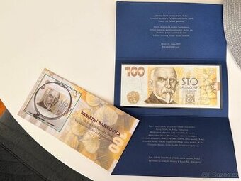 Pamětní bankovka 100Kč Alois Rašín