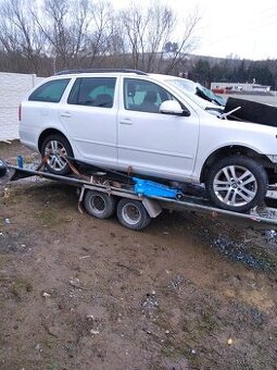 nd z škoda octavia 2 1.6tdi cay bílá stříbrná 9102 9156