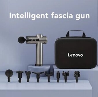 Masážní Pistole + 8 másážních nástavců (Lenovo)