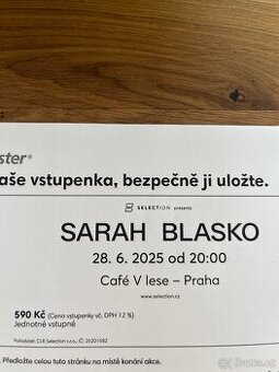 Sarah Blasko 28.6.2025