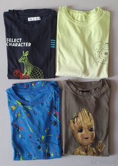 4x chlapecké tričko velikost 152 (Zara) a 158 (Next)