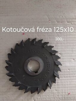 Kotoučová fréza 125x10