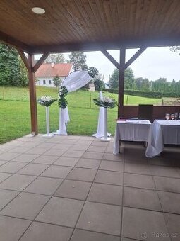 svatební dekorace KOMPLET - luxusní slavobrána