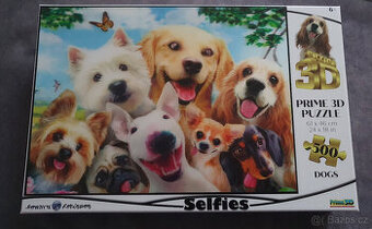 3D Puzzle Psí selfie 500 dílků