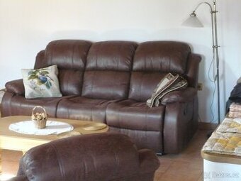 SEDACÍ SOUPRAVA -polohovací - 3+1+1 - RELAXAČNÍ