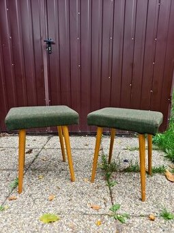 Krásné Retro stoličky /taburety Brusel_cena za kus