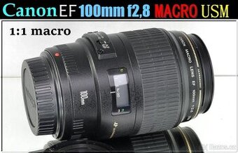 Canon EF 100mm f/2.8 USM full-frameMACRO 1:1