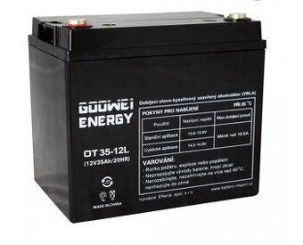Nová Trakční (GEL) baterie GOOWEI ENERGY OTL35-12, 35Ah, 12V