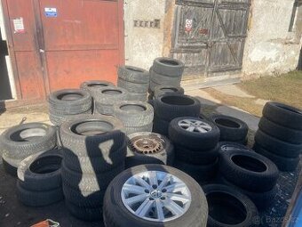 Nabídka – použité pneumatiky (více rozměrů, různé značky)