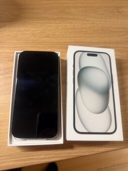 Iphone 15, 128 GB, černý PRODÁM