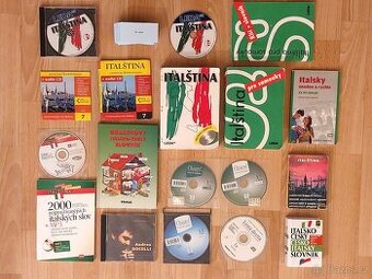 ITALŠTINA - výukové materiály, učebnice, CD, kartičky