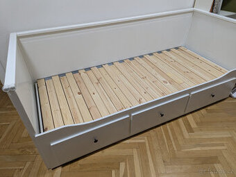 IKEA HEMNES rozkládací postel + 2 matrace - 1