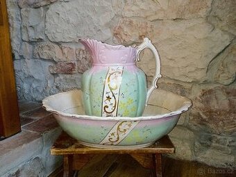 Starožitná mycí souprava 19. stol.