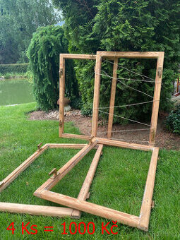 Rámy oken (dekorace na svatbu)