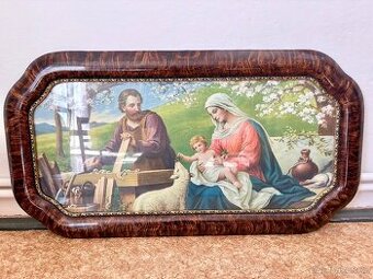 SVATÁ RODINA - VELICE STARÝ OBRAZ