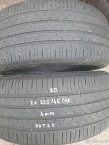 2 x letni pneu r18 225/45/18 CENA 1000,- ZA OBĚ - 1