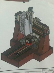 CNC frézka z polymeru.